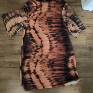 Hoodie Tie Dye Dress